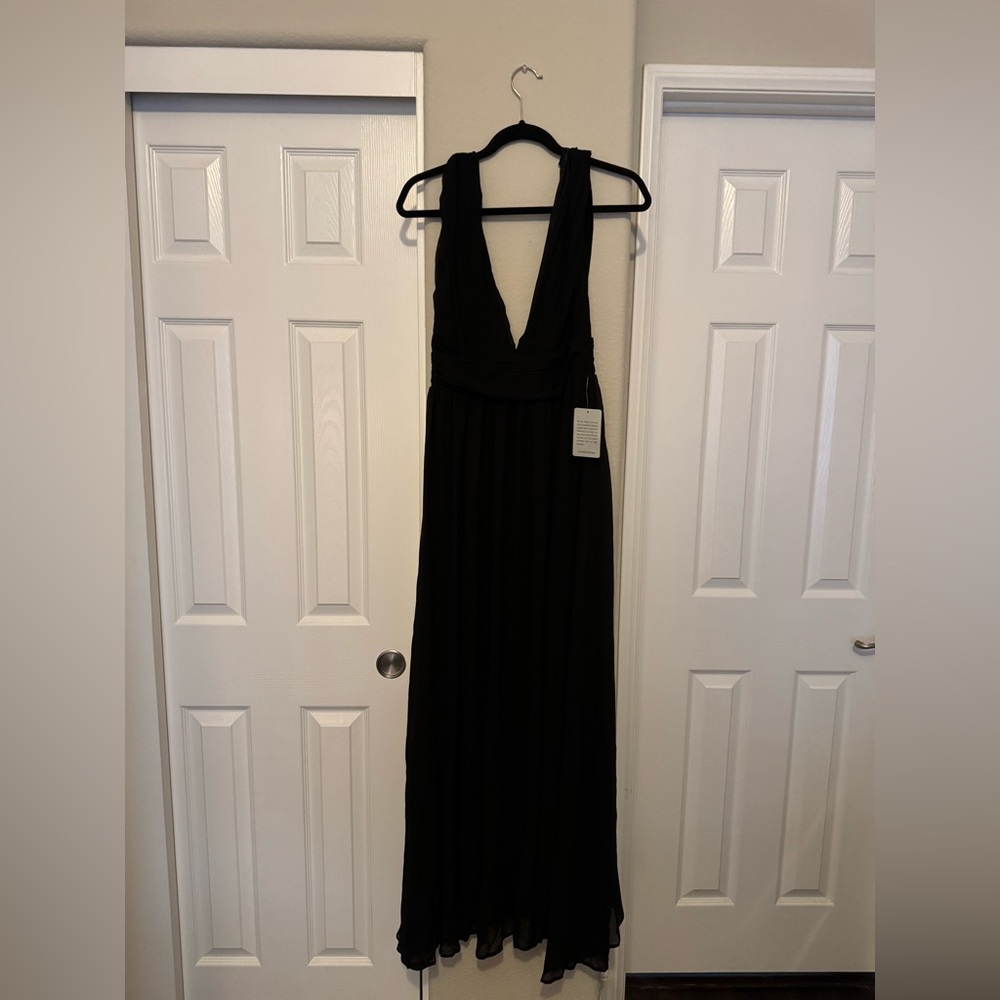 (NEW) Love By Design Elegant Black Maxi Dress